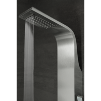 Alegre || Silver zuhanypanel, rozsdamentes acél